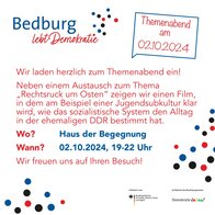 Tag der Deutschen Einheit: Themenabend 02.10.2024 03