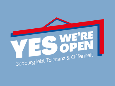 Logo Kampagne Yes we re open