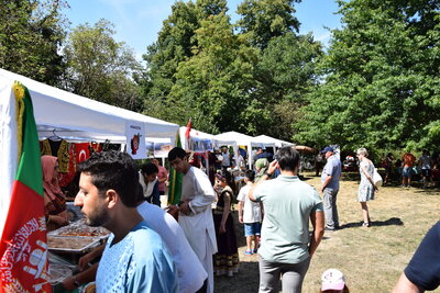 Stände beim Fest der Kulturen