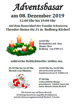 Flyer Adventskranz