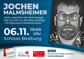Jochen Malmsheimer Veranstaltungsplakat