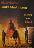 Historischer Sankt Martinszug Pütz - Plakat