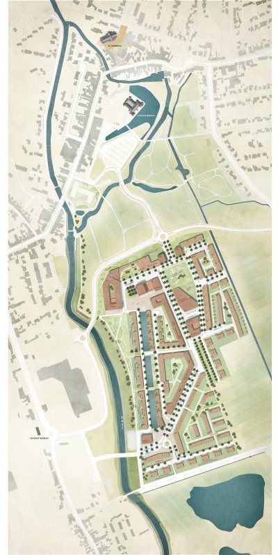 Neues Quartier in Bedburg Lageplan